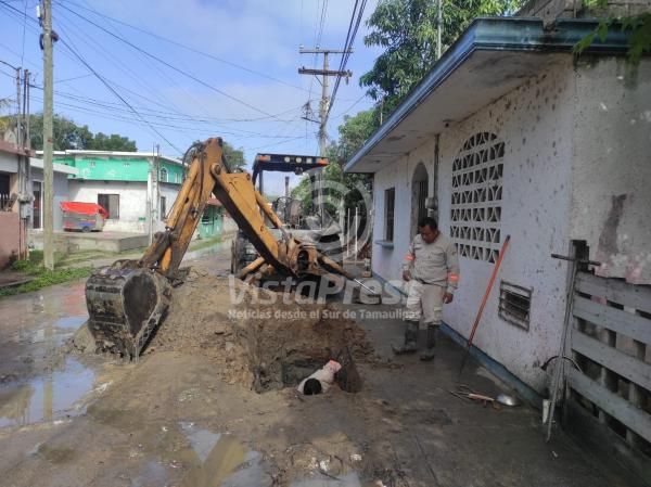 COMAPA Altamira Repara Fugas De Agua En Zona Miramar Vista Press Noticias