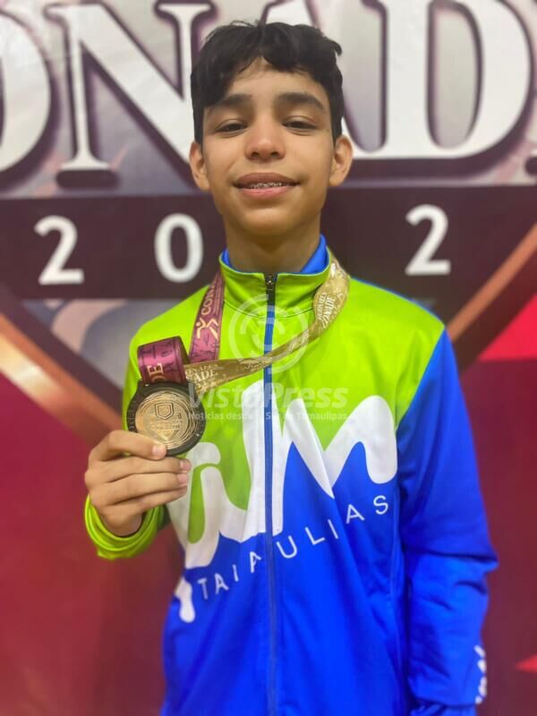 Luis Medellín Hernández Medalla: Oro Deporte: Luchas Asociadas Modalidad: Estilo Libre Categoría: Escolar -52 Kgs. Ciudad: Matamoros.