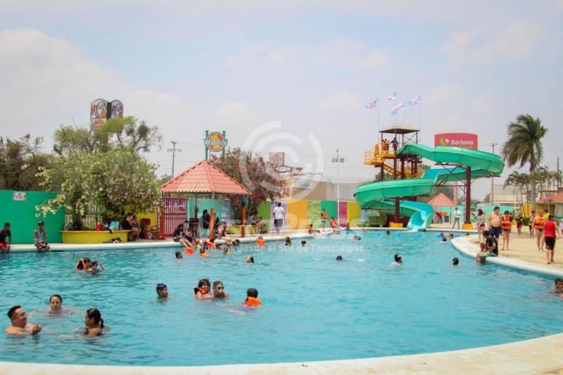 Todo listo para recibir a bañistas en el parque acuático del DIF de Altamira  - Vista Press Noticias